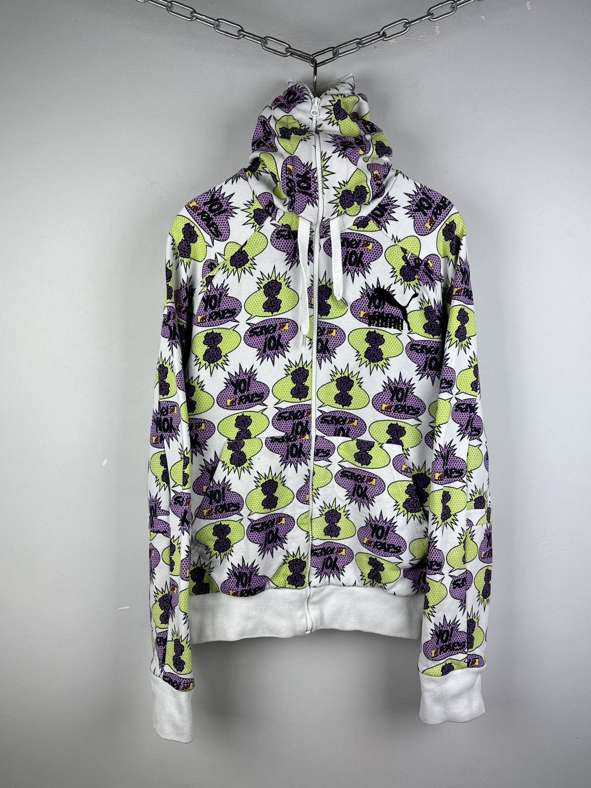 Mtv × Puma VTG Puma x Mtv Yo Raps Dr. Dre & Ed Lover Full Zip Hoodie Size US M / EU 48-50 / 2 - 1 Thumbnail