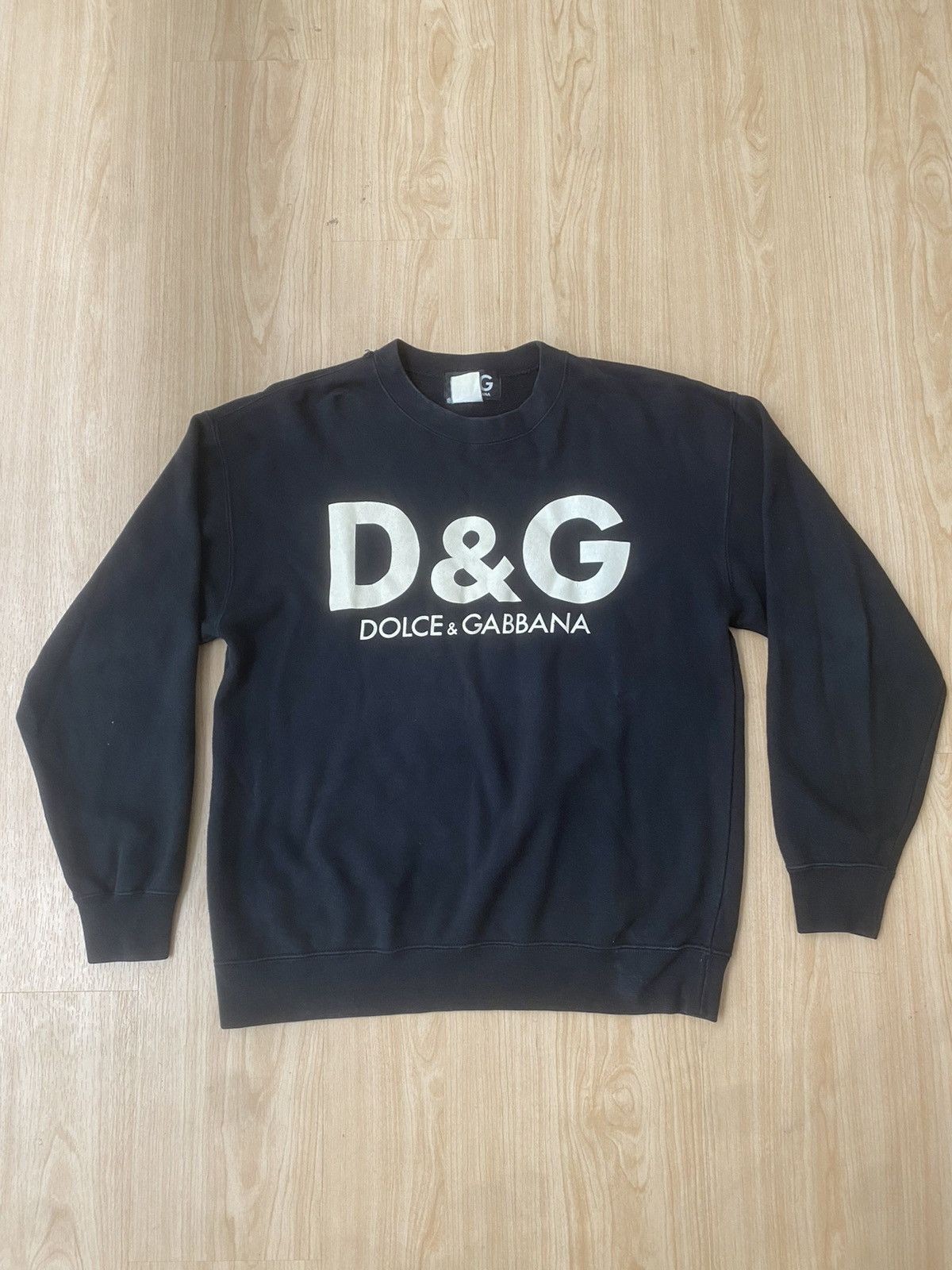 Dolce & Gabbana Vintage Dolce & Gabbana Spell Out Sweatshirt Size US L / EU 52-54 / 3 - 1 Thumbnail