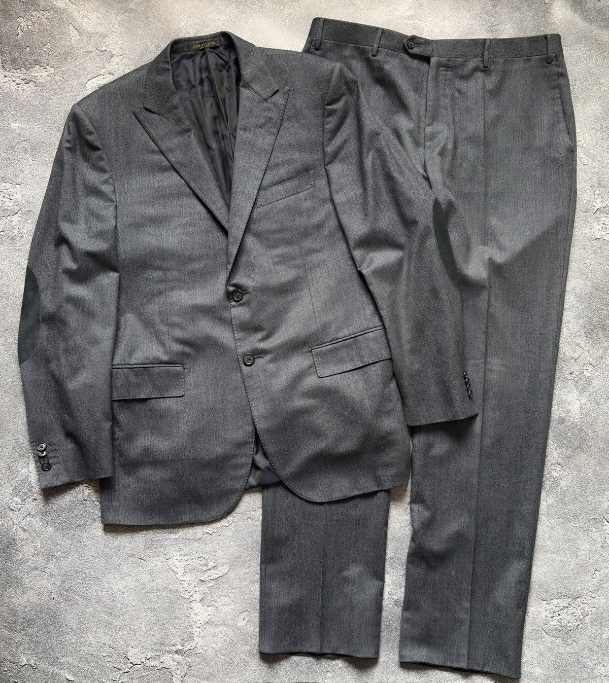 Corneliani Vintage Corneliani Luxury Wool Suit Blazer And Pants Size 52R - 1 Thumbnail
