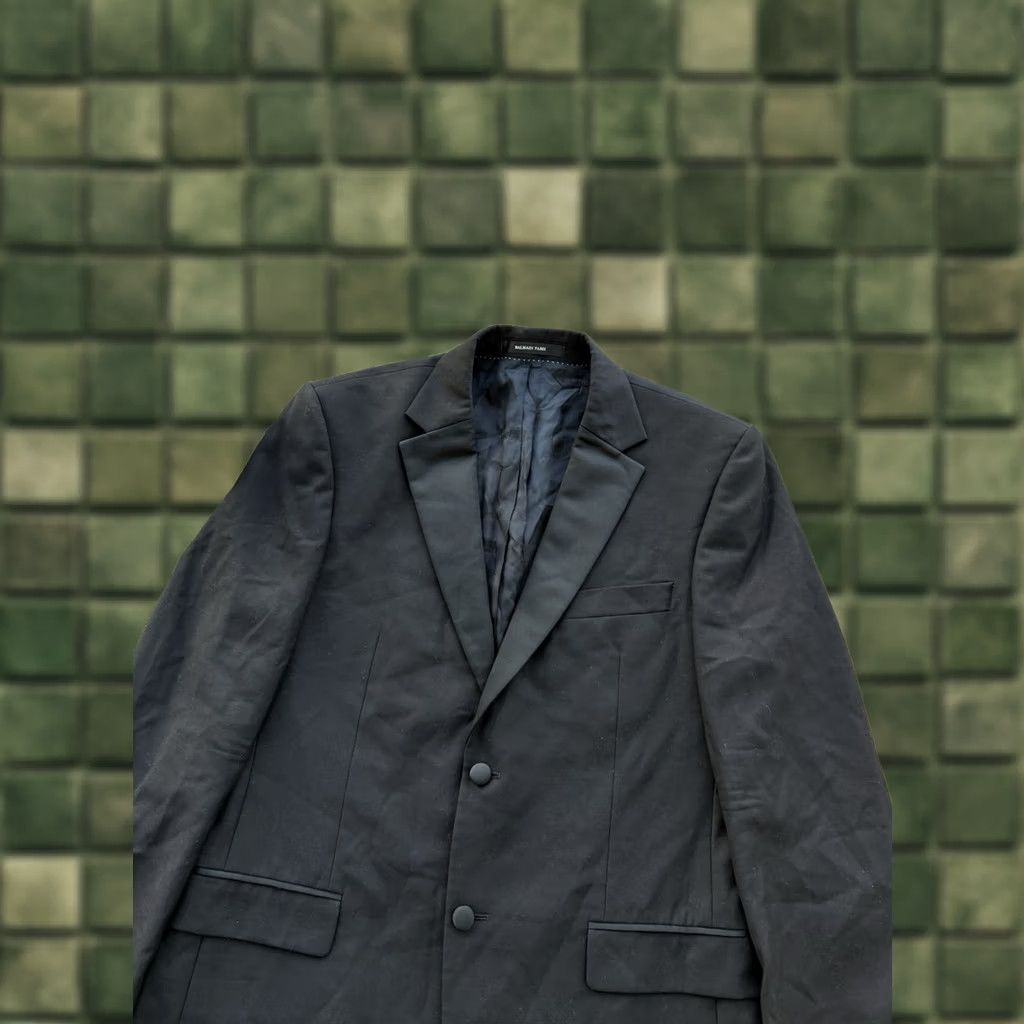 Balmain VINTAGE BALMAIN NOVATIONS FLEX Men Blazer Jacket Black Formal Casual 2 Piece M Adults Mens Balmain Blazer 90s Luxury Paris Size 40R - 1 Thumbnail