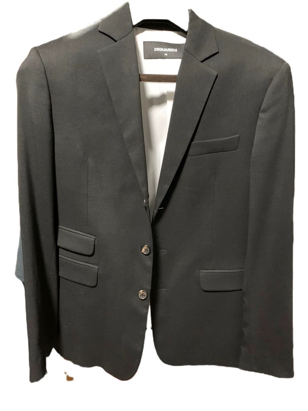 Dsquared2 Black Formal Blazer with Button Closure Size US M / EU 48-50 / 2 - 1 Thumbnail