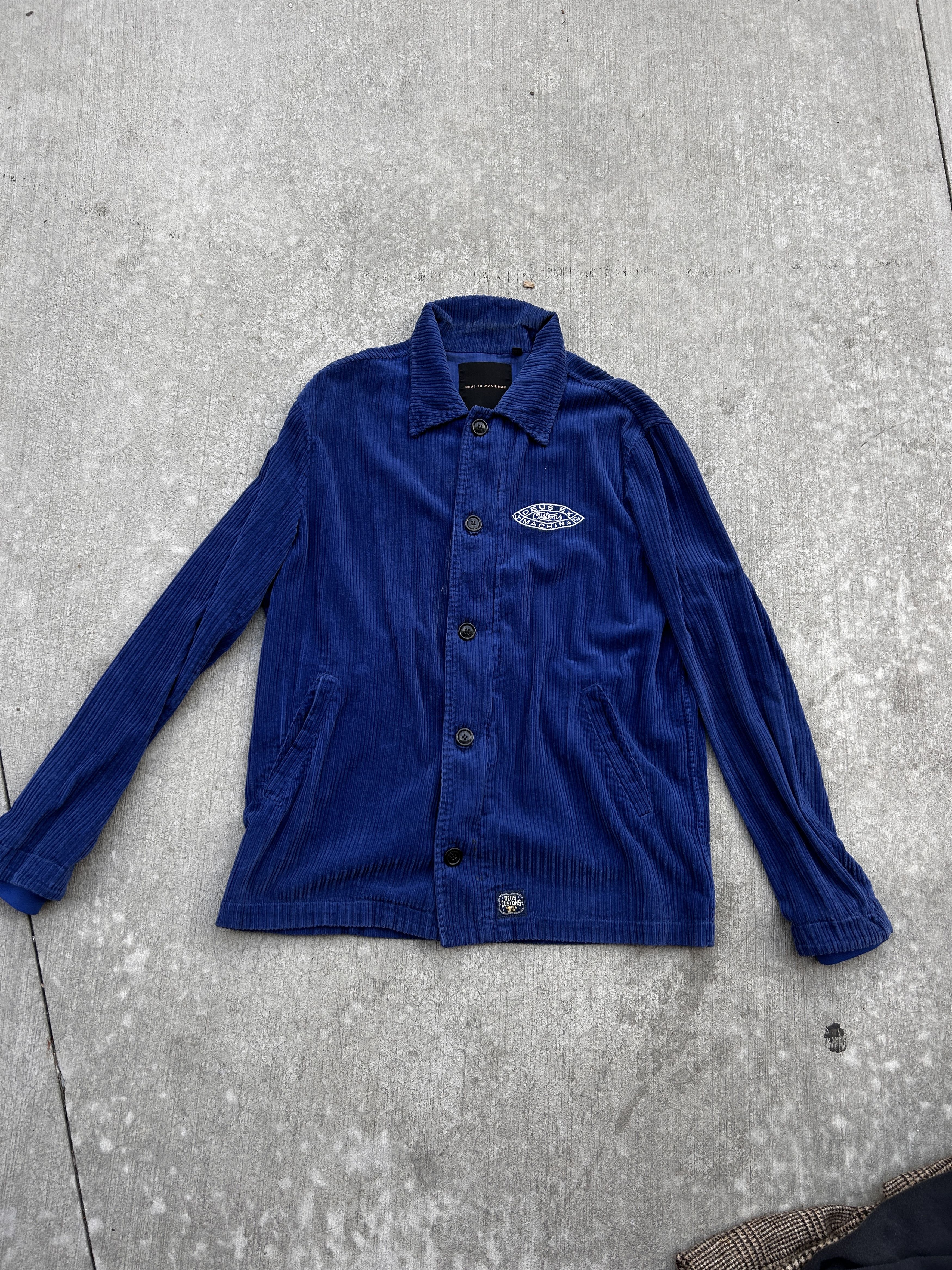 Deus Ex Machina Deus Ex Machina Blue Corduroy Barrel Jacket Size US XL / EU 56 / 4 - 2 Thumbnail