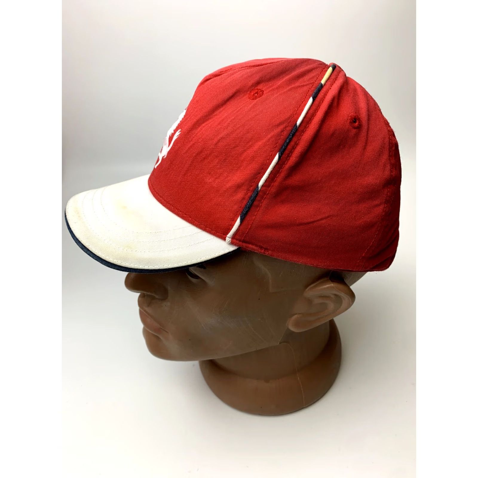 Ferrari Vintage Ferrari White Logo Kid Adjustable Cap 48cm Red Snapback, Official Berlinetta Gift Boy/Girls Mens Womens Size ONE SIZE - 3 Thumbnail