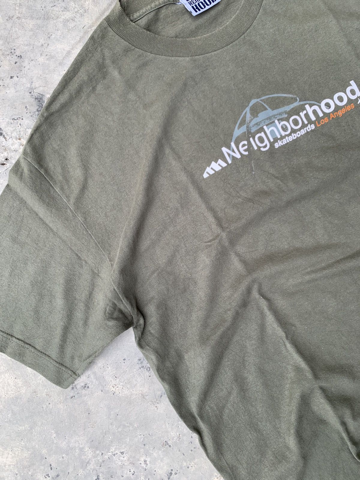 Neighborhood 🔥SOLD🔥90's Neighborhood LA Skate Olive Green XLarge Size US XL / EU 56 / 4 - 3 Thumbnail