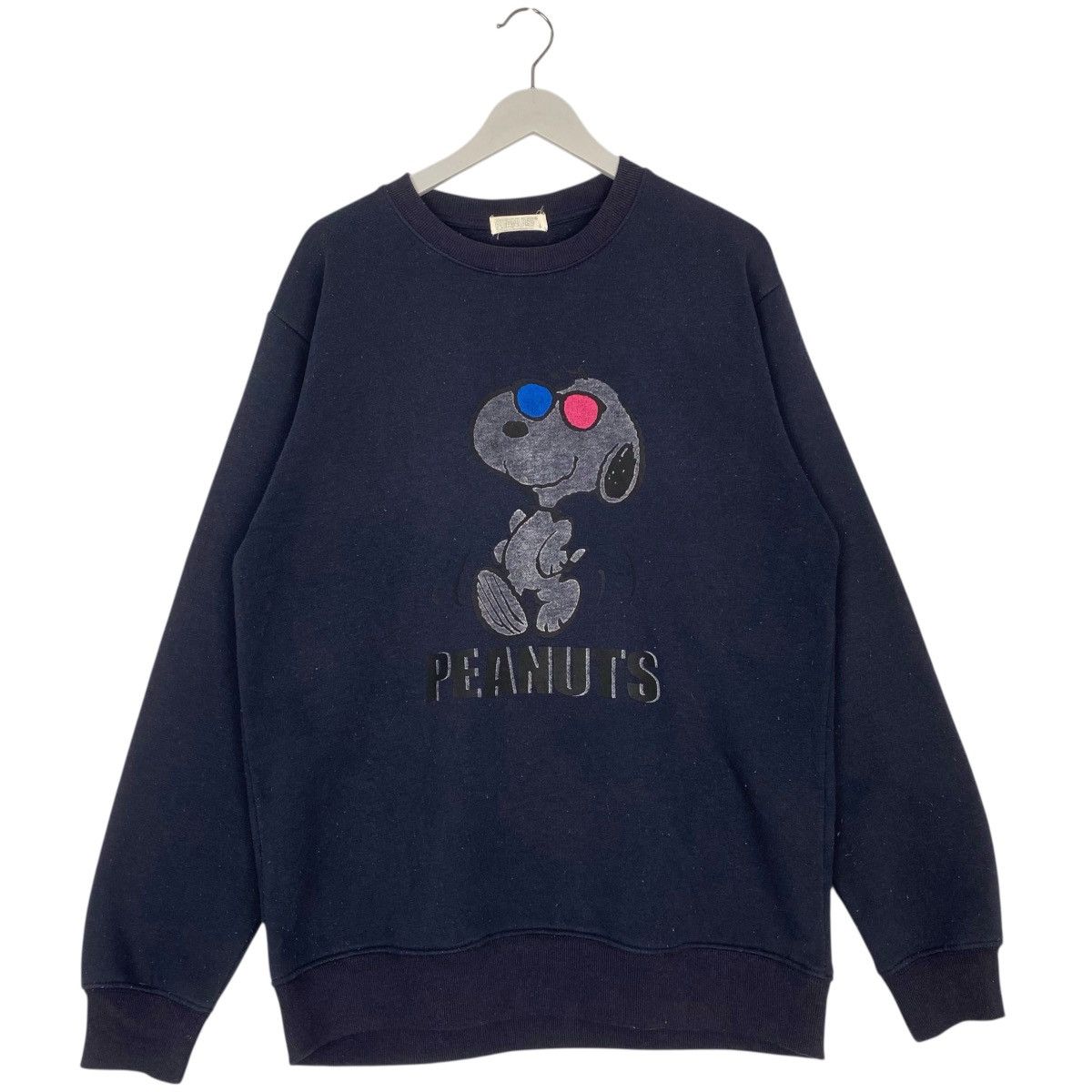 Other Vintage Snoopy Peanuts Printed NavyBlue Pullover Jumper LL Size US L / EU 52-54 / 3 - 1 Thumbnail
