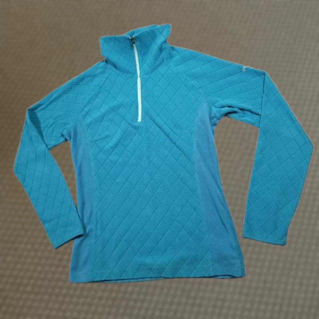 Vintage Columbia Fleece Jacket Womens S Blue Outdoor Pullover Sweatshirt 1/4 Zip Size S / US 4 / IT 40 - 1 Thumbnail