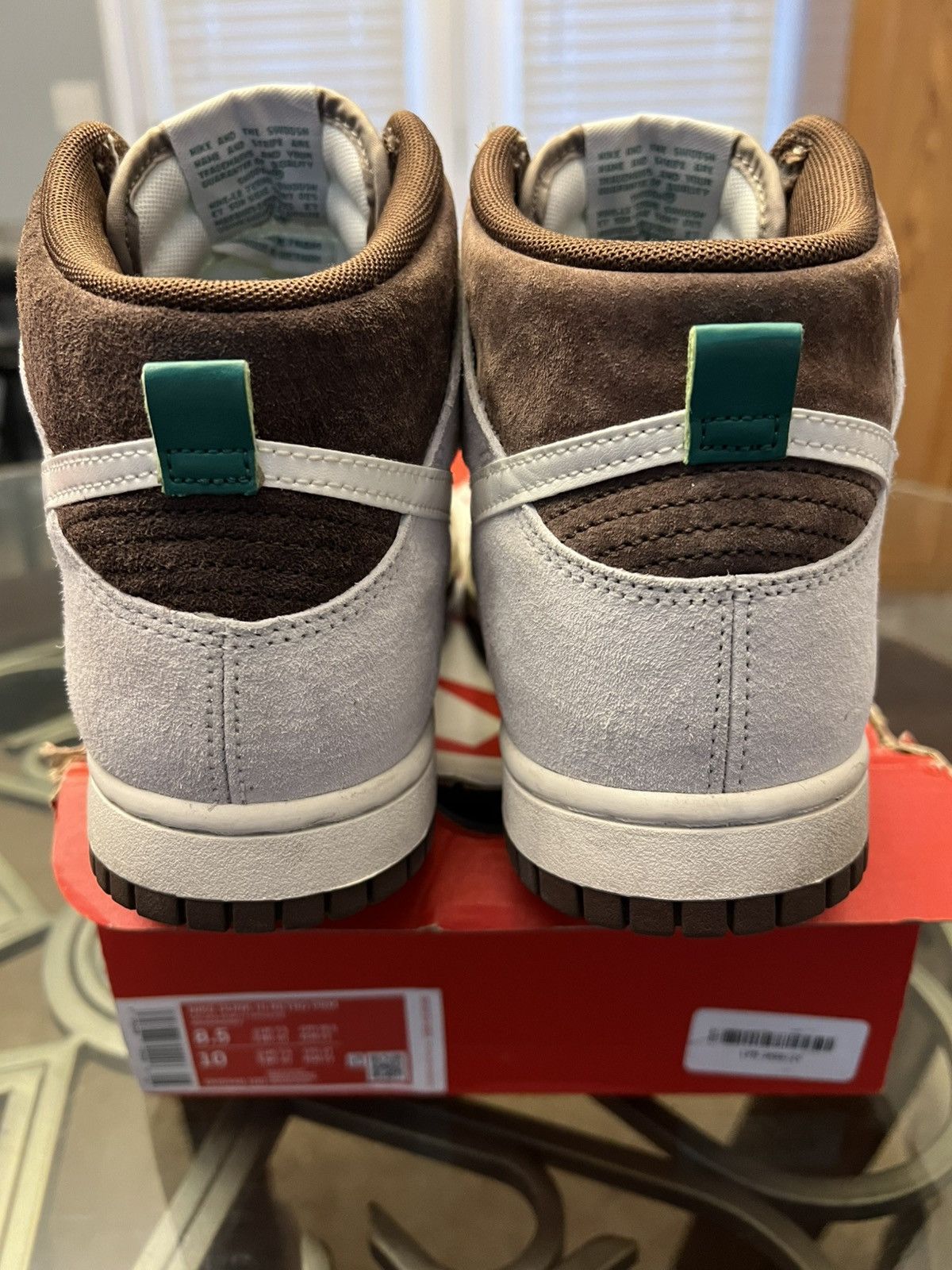Nike Nike Dunk High Light Chocolate Size US 8.5 / EU 41-42 - 5 Thumbnail