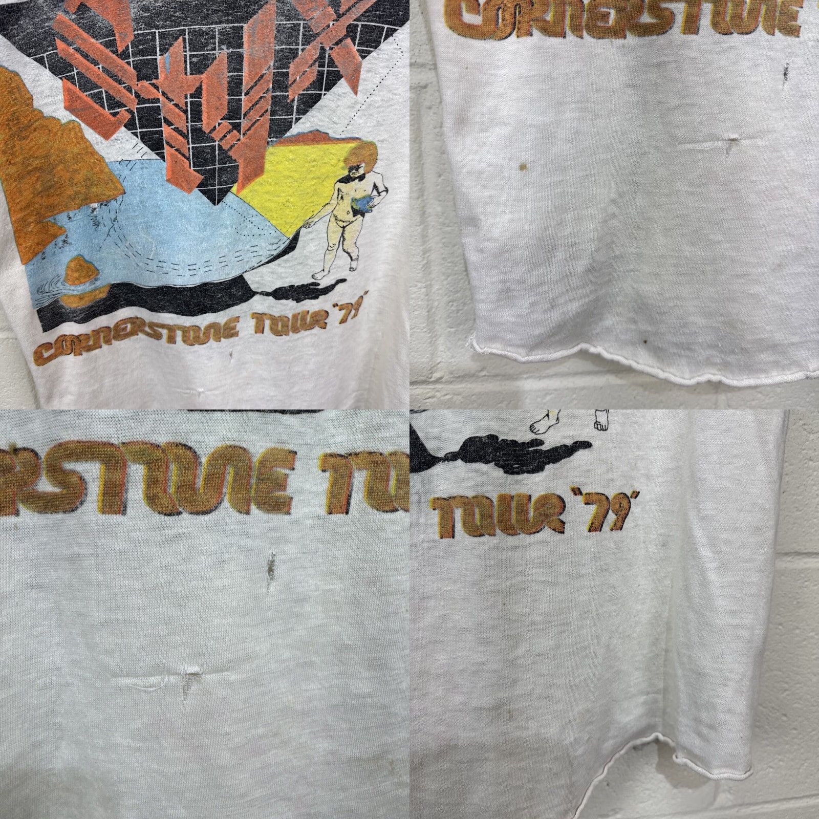 Vintage VINTAGE Styx Concert T Shirt Cornerstone Tour 1979 White M Mens Size US M / EU 48-50 / 2 - 8 Thumbnail