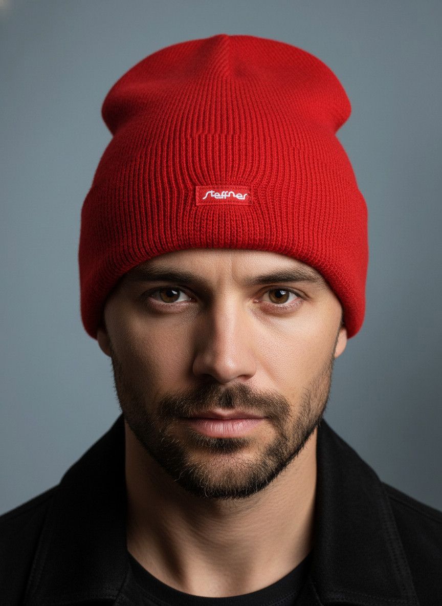 Other Steffner woolen red hat of the Austrian brand Size ONE SIZE - 2 Thumbnail