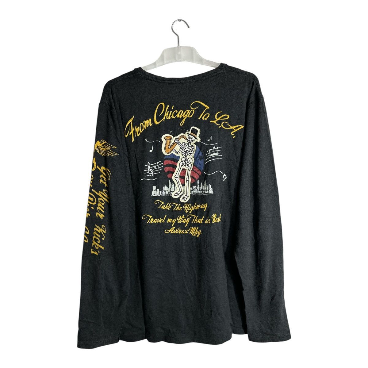 Avirex RARE ARCHIVE VINTAGE AVIREX LONG SLEEVE FROM CHICAGO TO LA Size US L / EU 52-54 / 3 - 1 Thumbnail