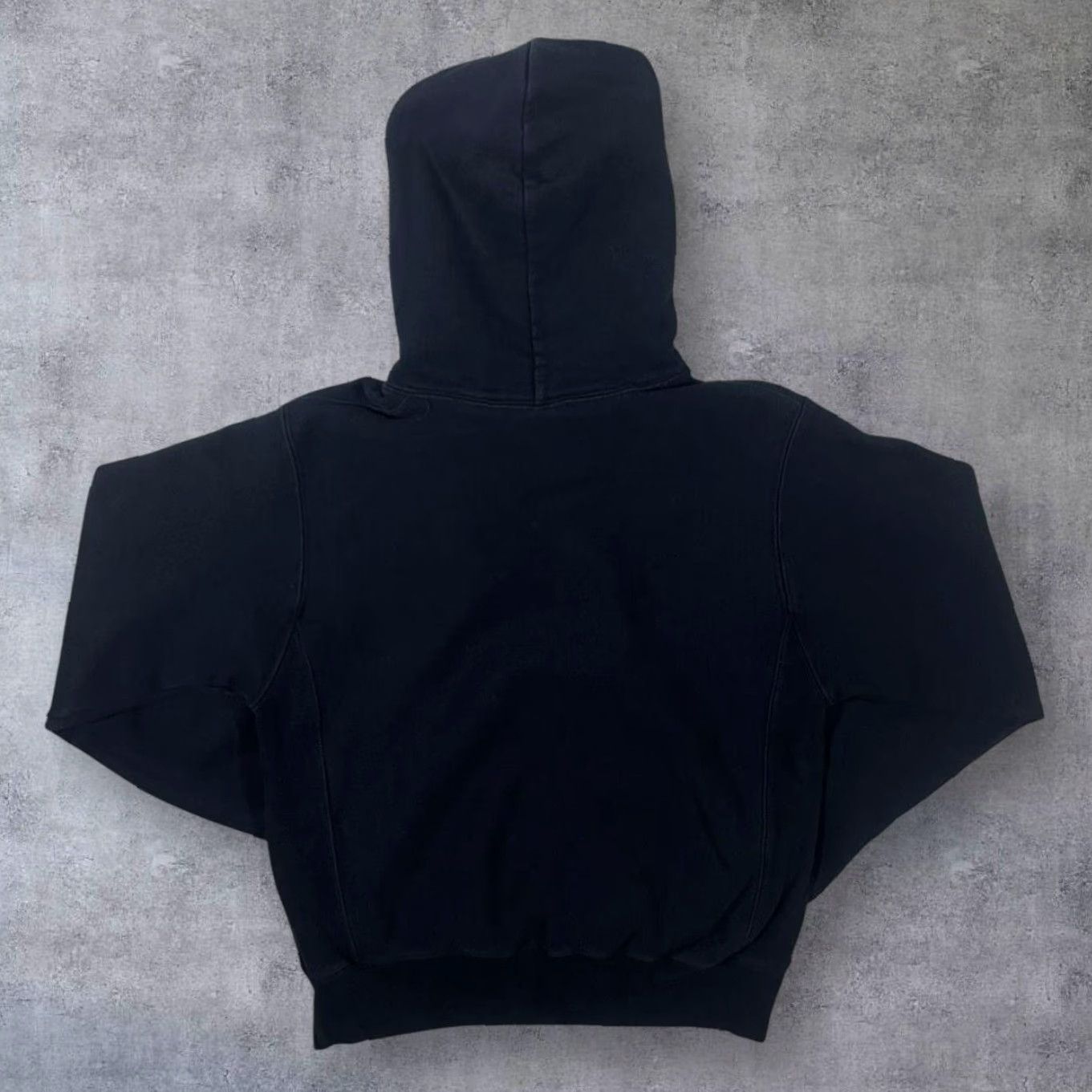Champion Champion Reverse Weave Classic Black Mini Logo Pullover Hoodie, Small, Men, Hoodie, Black, Regular, Logo, 90s Classic Theme Size US S / EU 44-46 / 1 - 2 Thumbnail