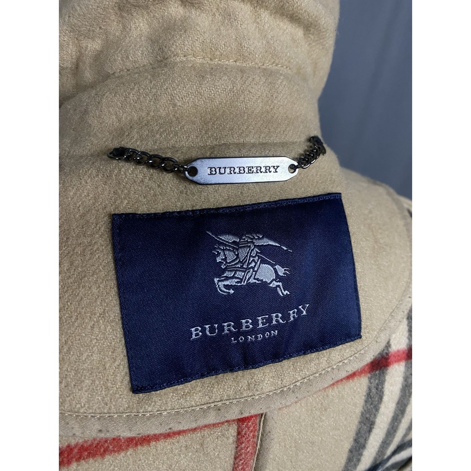 Burberry Burberry Women's Beige Wool Belted Trench Coat Size 40 Size S / US 4 / IT 40 - 12 Thumbnail