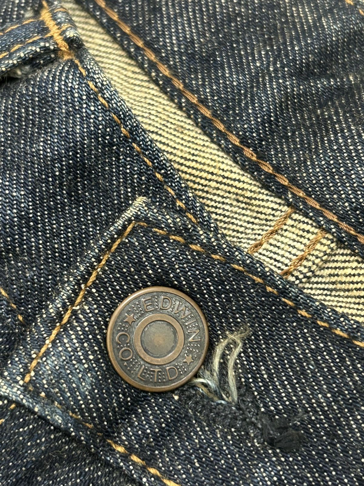 Edwin × Japanese Brand × Vintage Vintage Flare Edwin Japan 53 400XX Distressed Jeans Denim Size US 29 - 14 Thumbnail