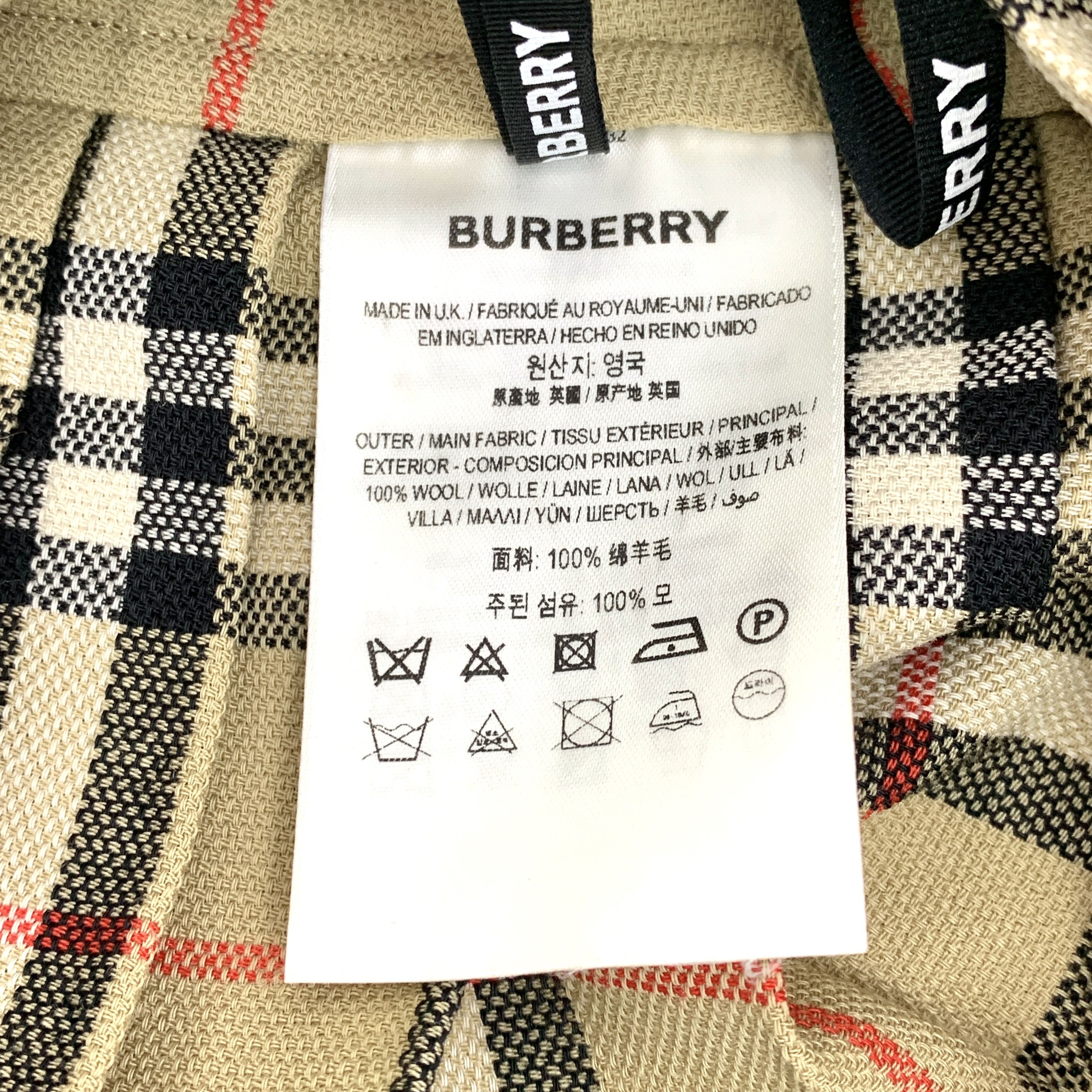 Burberry Burberry Brown Check Wool Pleated Mini Skirt (Size S) Size 26" / US 2 / IT 38 - 3 Thumbnail