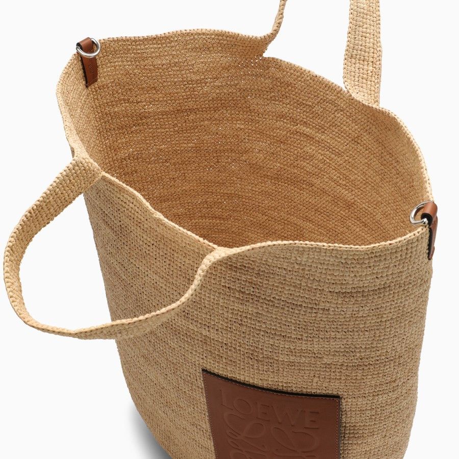 Loewe o1d2blof0824 Size: OS / Raffia Bag in Beige Size ONE SIZE - 4 Thumbnail