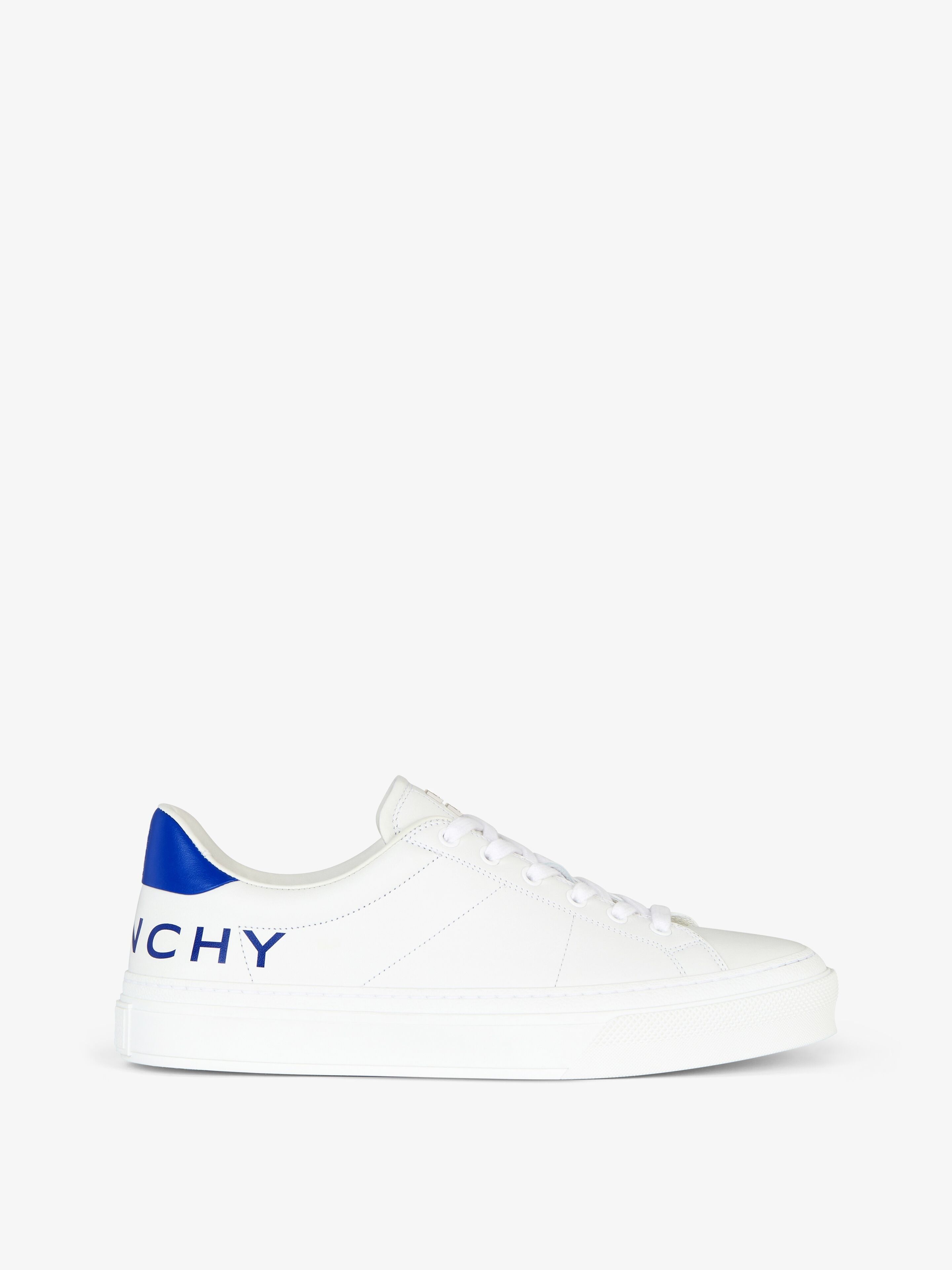 Givenchy o1srvl11e0125 City Sport Sneakers In Leather in White Size US 9 / EU 42 - 1 Thumbnail