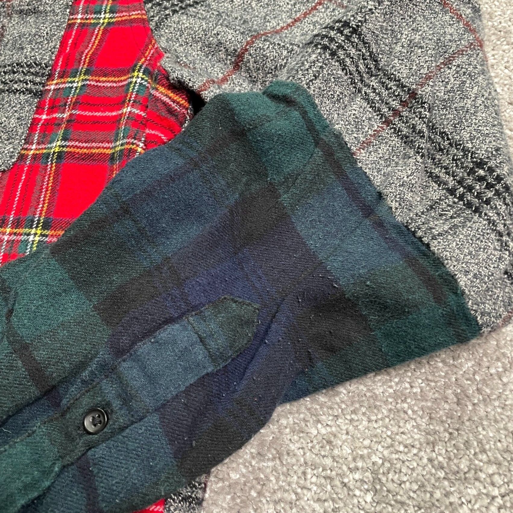 Urban Outfitters Urban Outfitters Shirt Flannel Mens Medium Multi Plaid Cotton Long Sleeve Casual Size M / US 6-8 / IT 42-44 - 6 Thumbnail