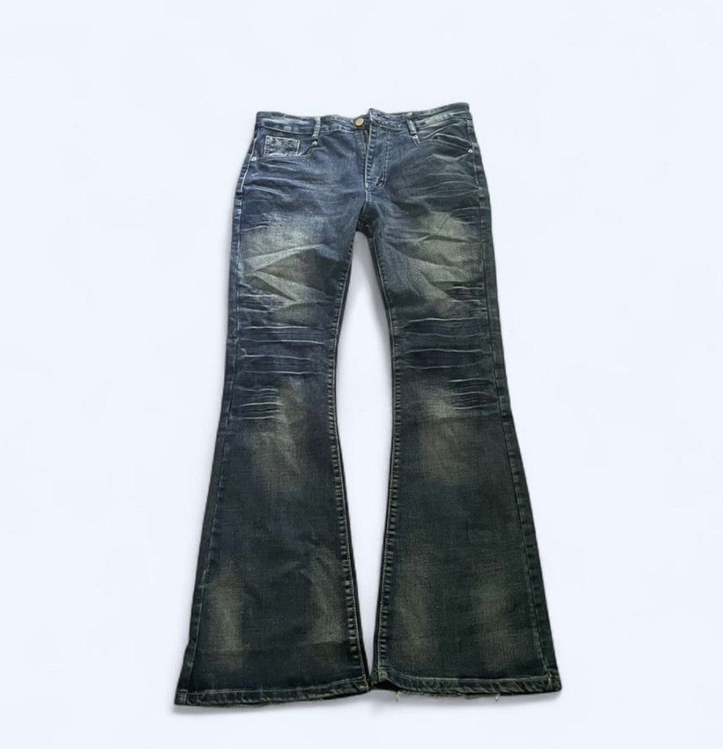Japanese Brand Denim jeans flared Size 33" - 1 Thumbnail