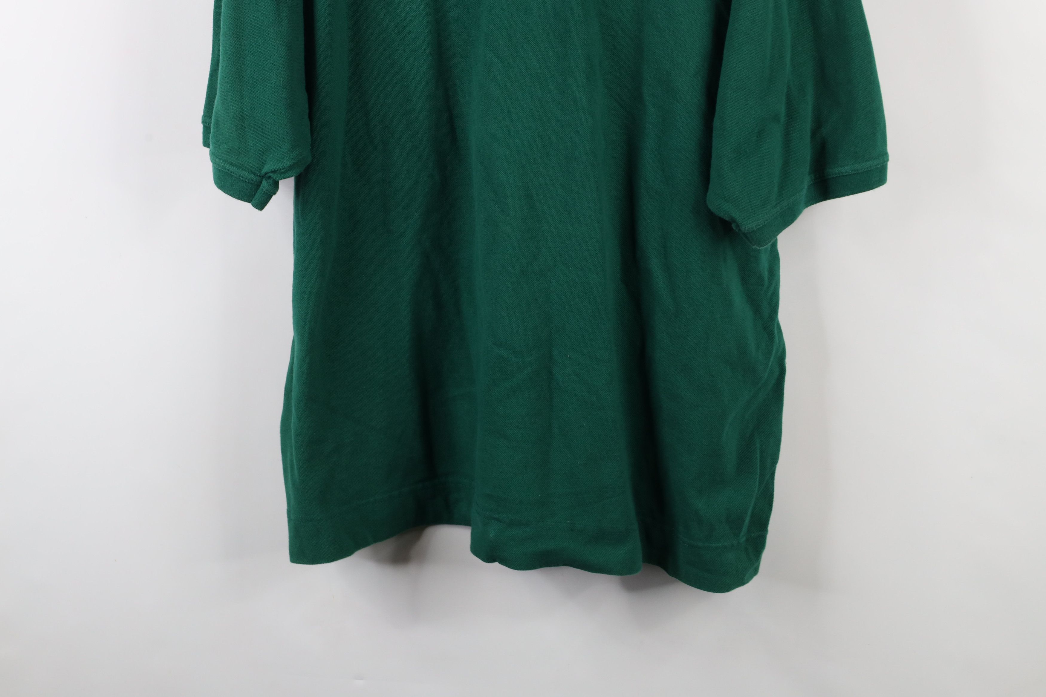 Vintage Vintage 90s Streetwear Cotton Collared Polo Shirt Green Size US XXL / EU 58 / 5 - 3 Thumbnail