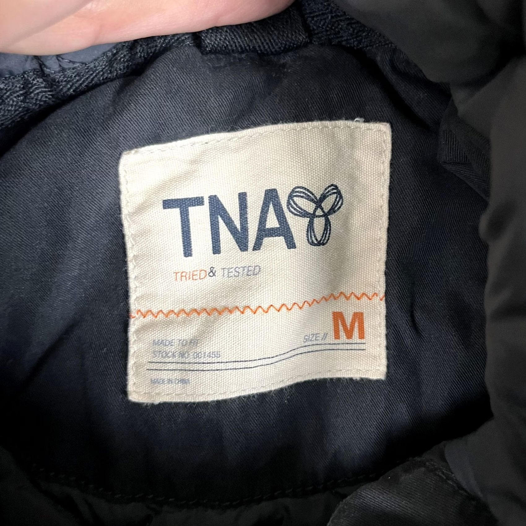 TNA TNA Platoon Jacket Womens Medium Black Hooded Quilted Lined Military Twill Coat Size M / US 6-8 / IT 42-44 - 7 Thumbnail