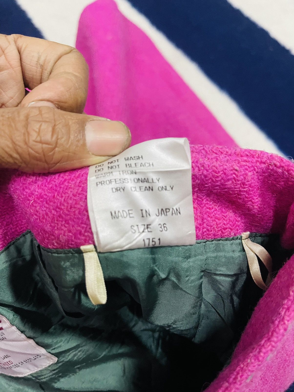 Harris Tweed × Japanese Brand Grace X Harris Tweed Wool Mini Skirt (17) Size 28" / US 6 / IT 42 - 5 Thumbnail