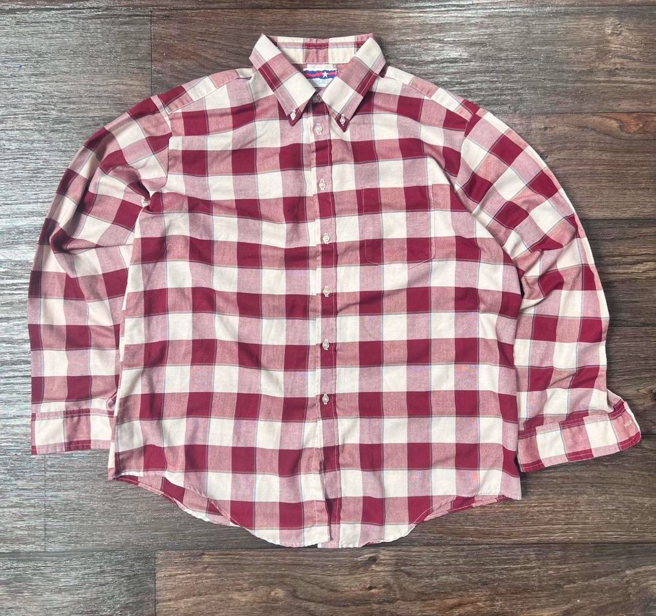 Vintage Vintage 1980s vintage flannel checker pattern oversized Size US XL / EU 56 / 4 - 1 Thumbnail