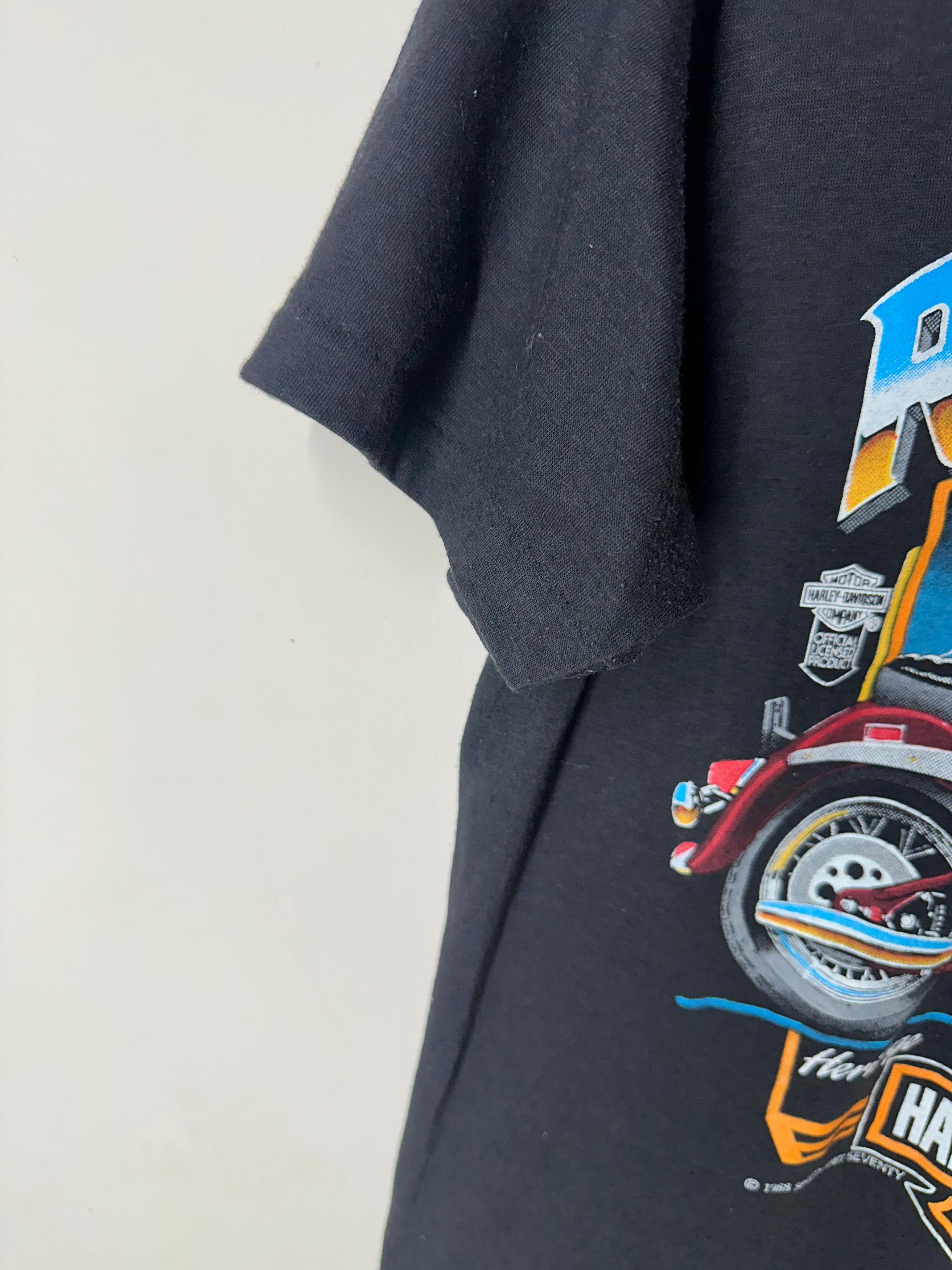 vintage Harley Davidson Real steel 80's T shirt