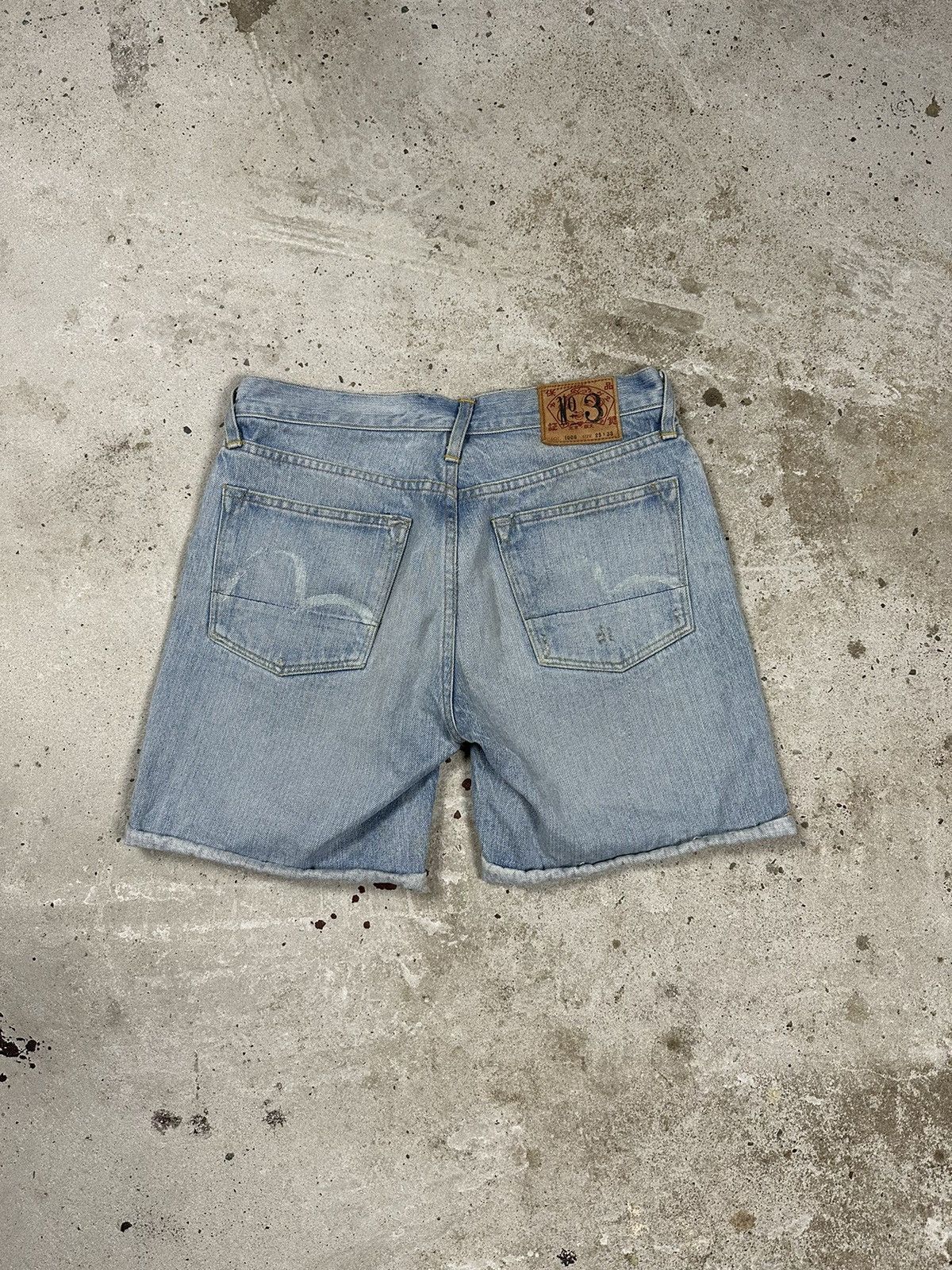 Evisu Vintage Evisu Blue Denim Shorts Lot 1006 Size US 28 / EU 44 - 1 Thumbnail