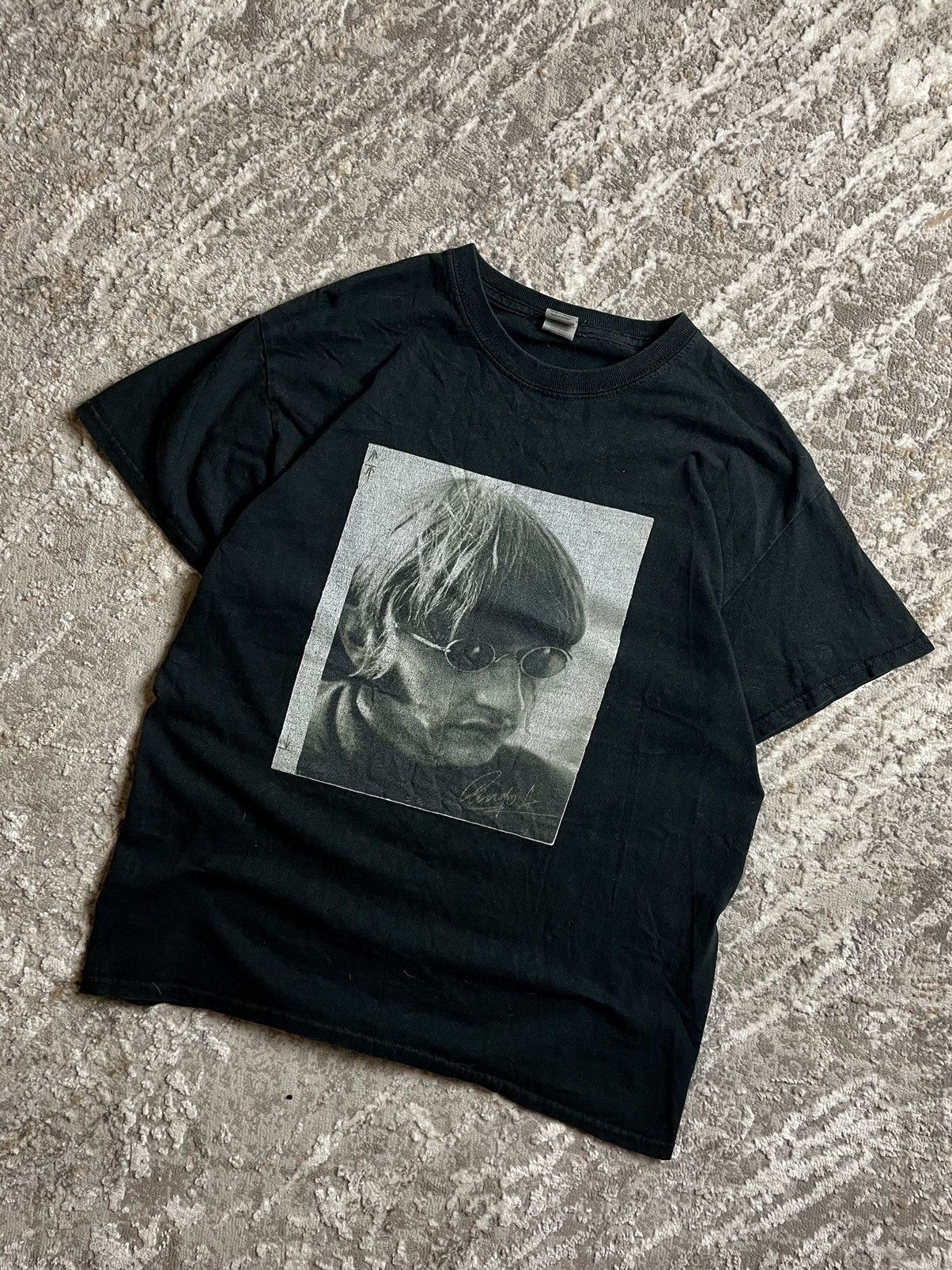 RARE Vintage John Lennon T-Shirt 00s Band Tee