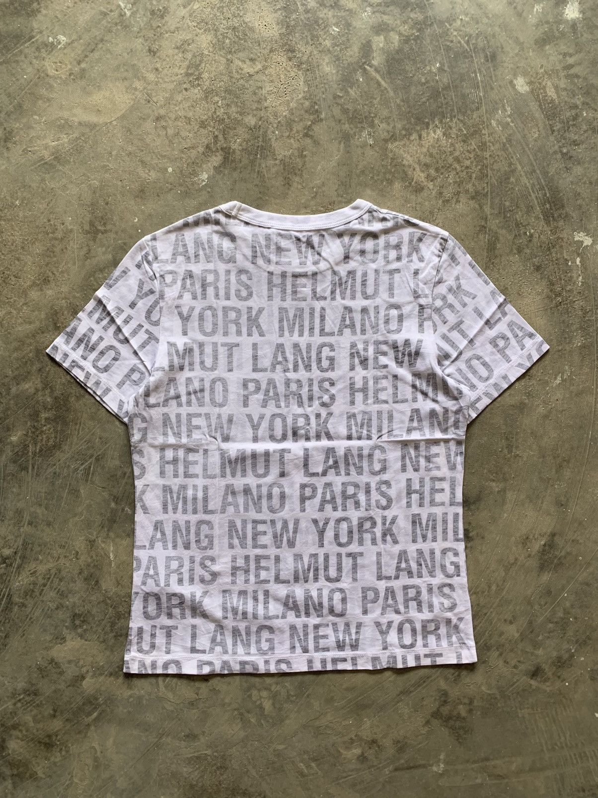Helmut Lang Helmut Lang over print T-shirt Size US S / EU 44-46 / 1 - 2 Thumbnail