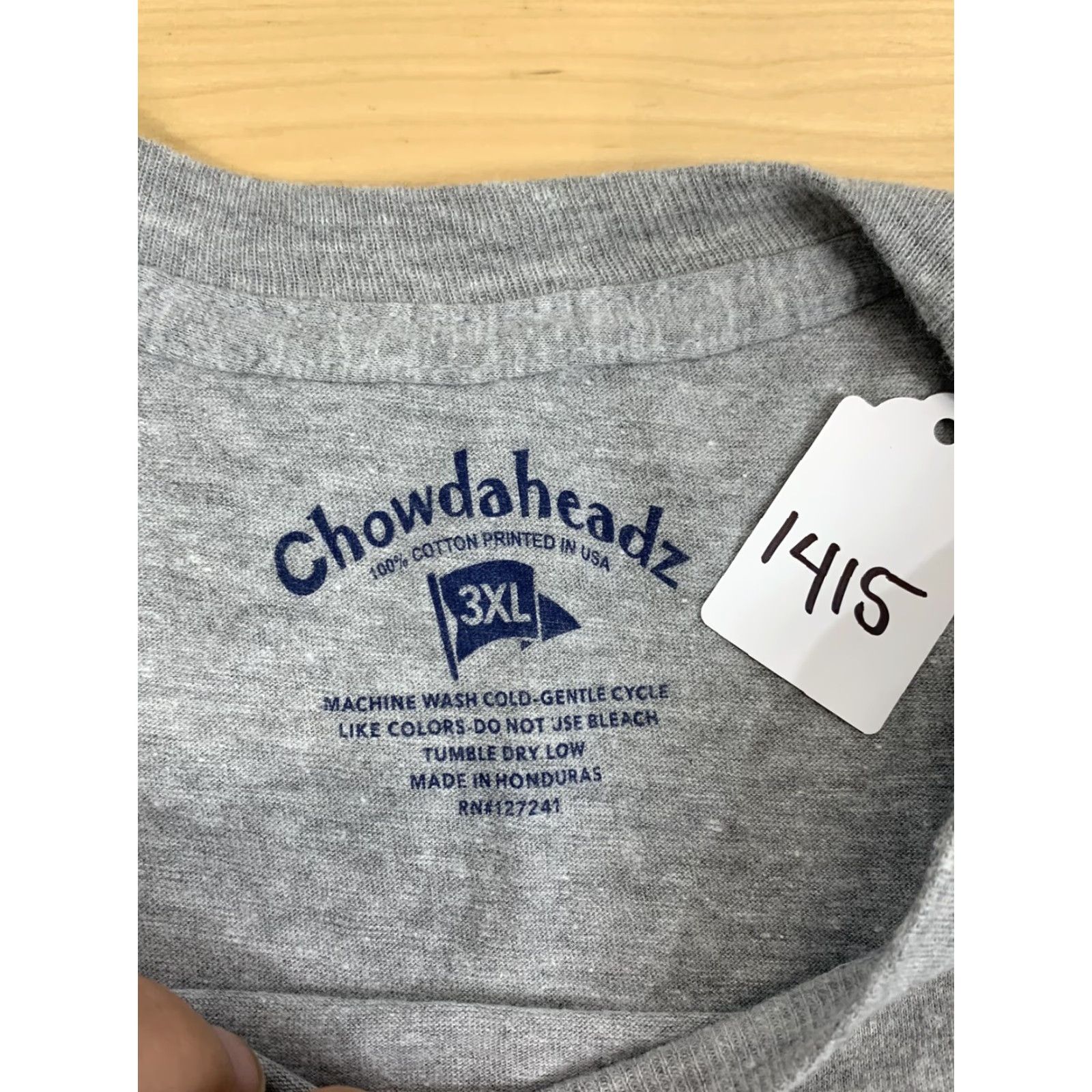 Vintage Chowdaheadz T-Shirt Gray Philly Eagles Football Graphic 3XL Men Crew Neck Short Sleeve Size US XXL / EU 58 / 5 - 6 Thumbnail