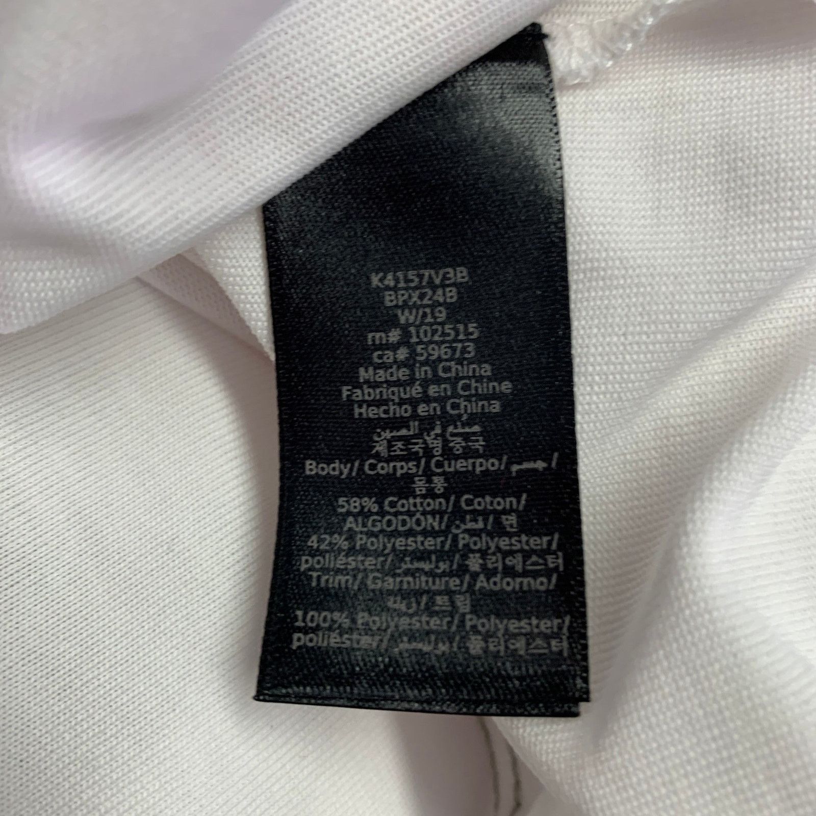 John Varvatos JOHN VARVATOS White Contrast Stitch Cotton Blend T-shirt Size US XXL / EU 58 / 5 - 9 Thumbnail