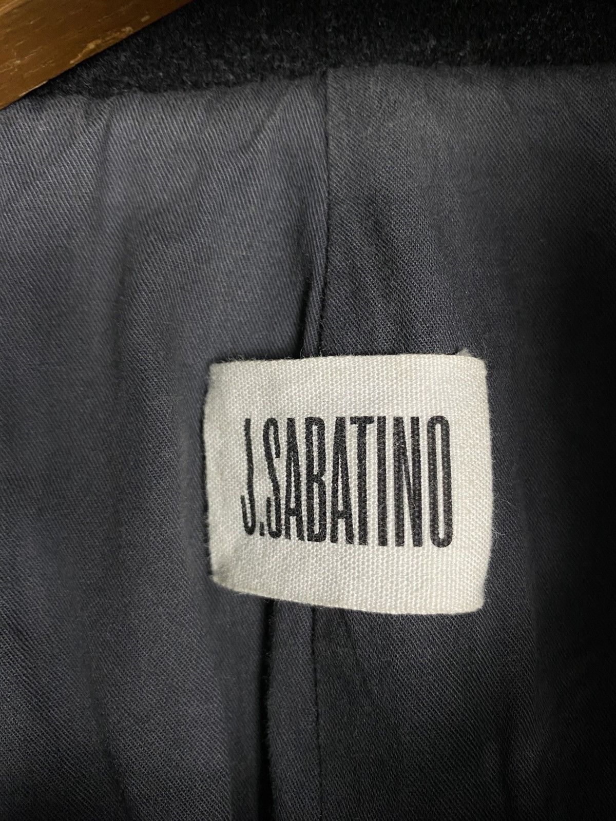 Japanese Brand Rare‼️ Vtg J. Sabatino Wool Hoodie Duffle Coat Made Japan Size US S / EU 44-46 / 1 - 12 Thumbnail