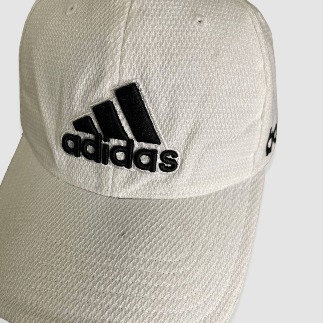 Adidas Adidas Boost White Polyester Hat Cap Free Size Size ONE SIZE - 5 Thumbnail