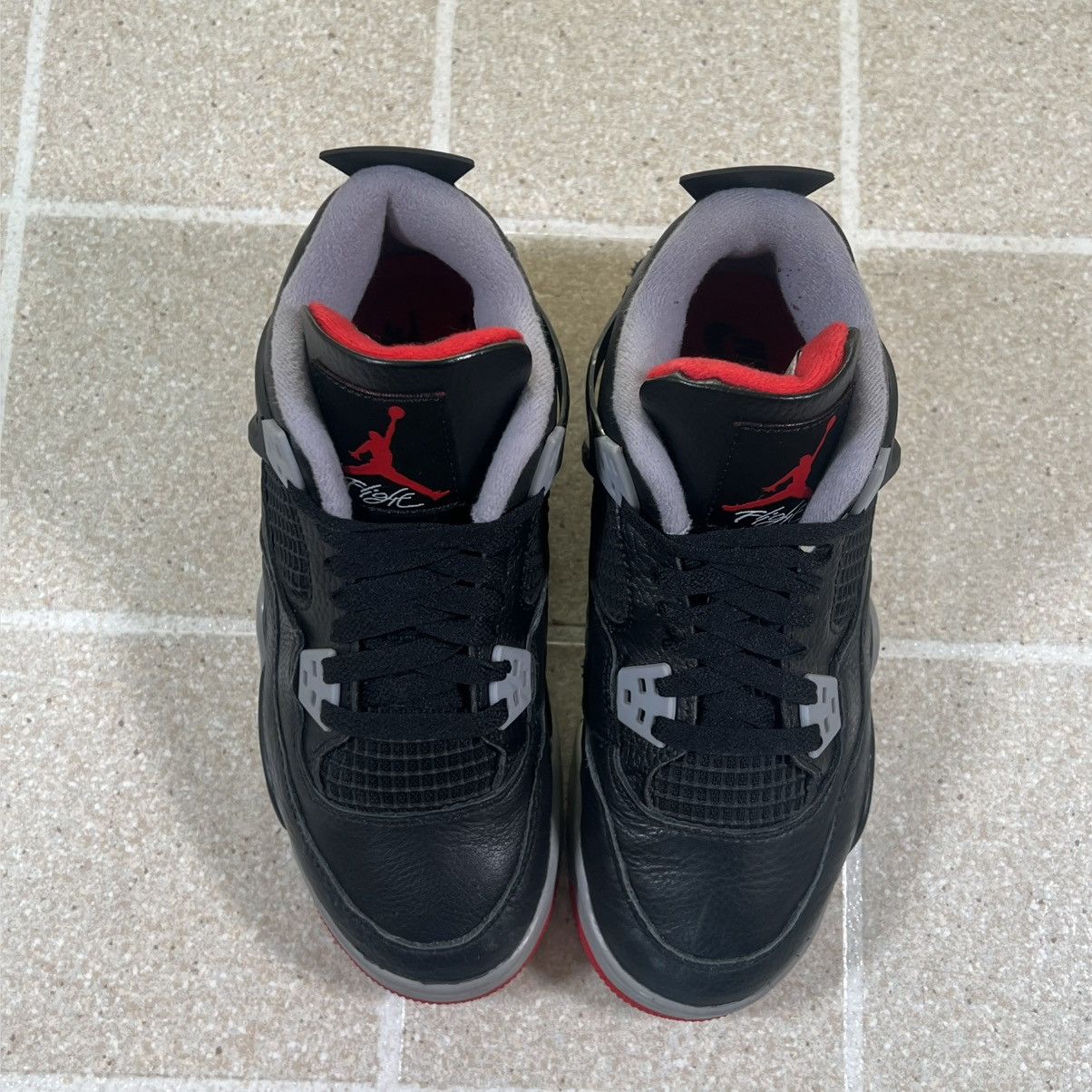 Jordan Brand Nike Jordan 4 Retro Bred Reimagined (GS) 5y / Womens 6.5 Size US 6.5 / IT 36.5 - 3 Thumbnail