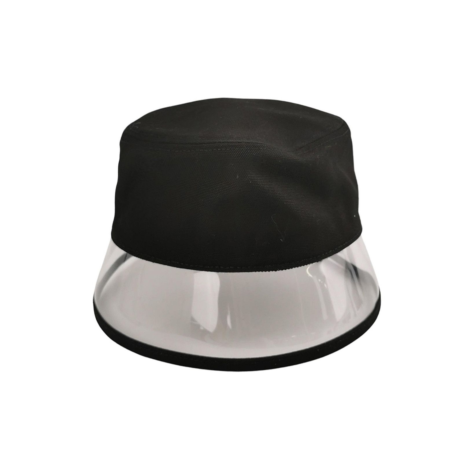 Prada Prada PVC Triangle Logo Bucket Hat Size M Size ONE SIZE - 1 Thumbnail