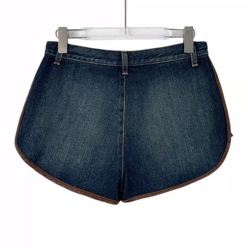 Saint Laurent Paris Saint Laurent Paris Dark blue wash jeans edge leather casu Size 27" / US 4 / IT 40 - 2 Thumbnail