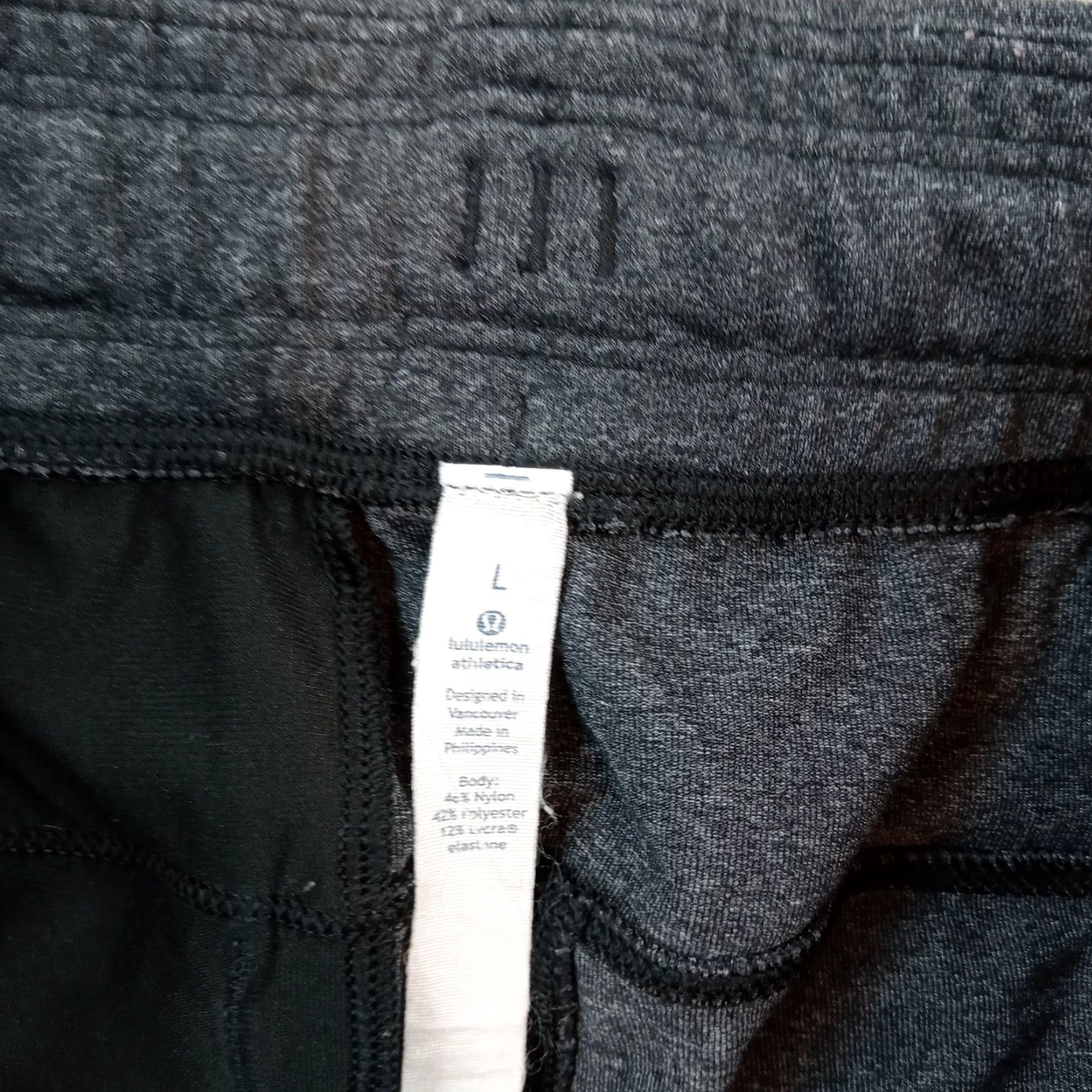 Lululemon Lululemon Athletic Shorts Mens Large Gray Elastic Waist Drawstring Pockets Gym Size US 31 - 7 Thumbnail