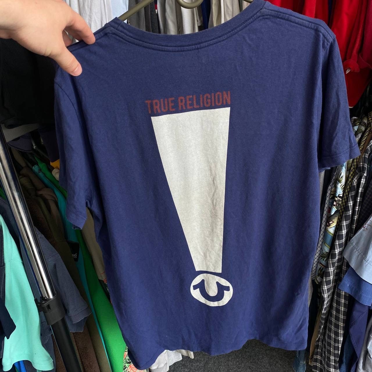 True Religion Men’s True Religion Big Logo Streetwear Japanese y2k tee Size US M / EU 48-50 / 2 - 7 Thumbnail