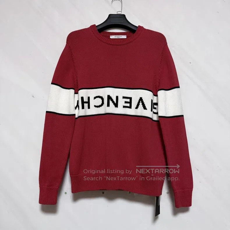 Givenchy Givenchy Red Sweater Size US M / EU 48-50 / 2 - 1 Thumbnail