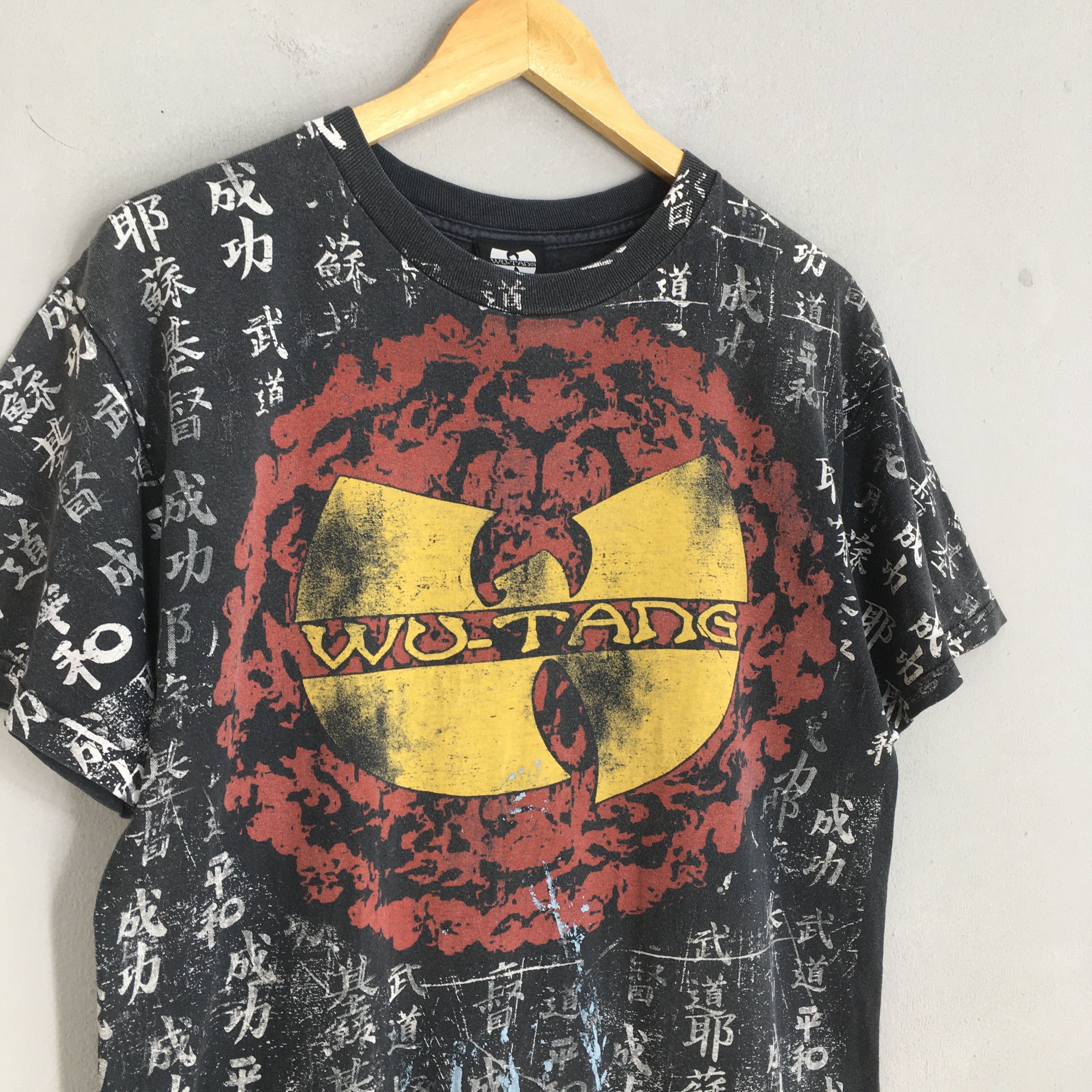 Vintage Wu Tang Clan Japanese Hip Hop Rapper Tshirt Size M