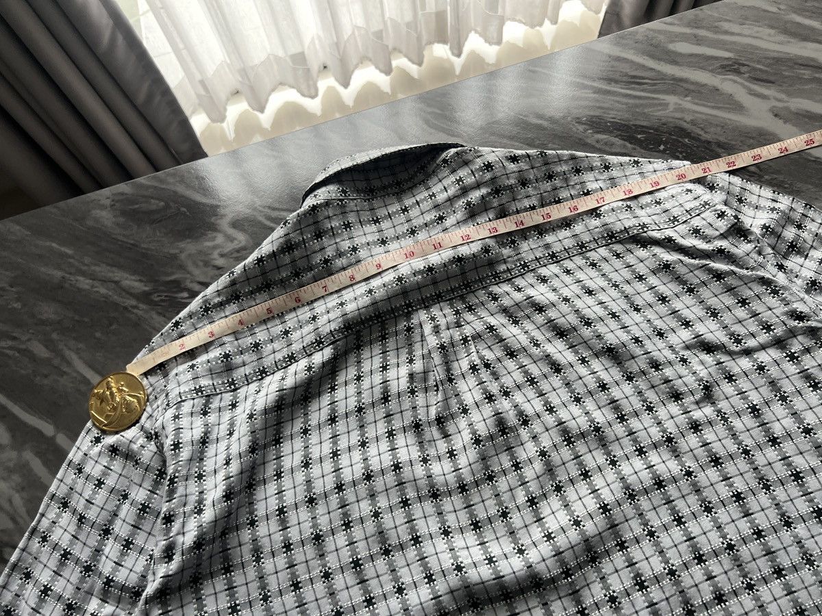 Gianni Valentino Giovanni Valentino : Shirt Button Ups Embroider Rare Pattern Size US XXL / EU 58 / 5 - 12 Thumbnail