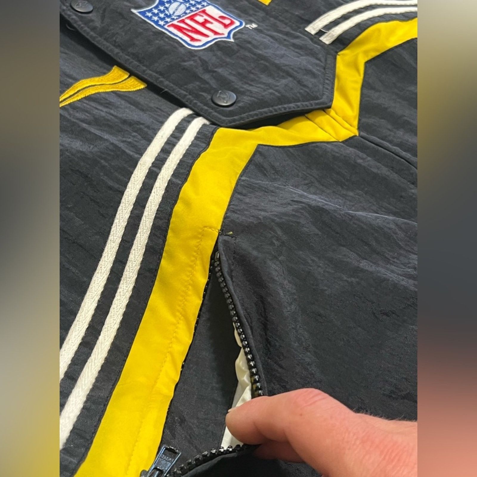 Logo Athletic Vintage NFL Pro Line Steelers Logo Athletic Jacket FULL ZIP Size US XL / EU 56 / 4 - 11 Thumbnail
