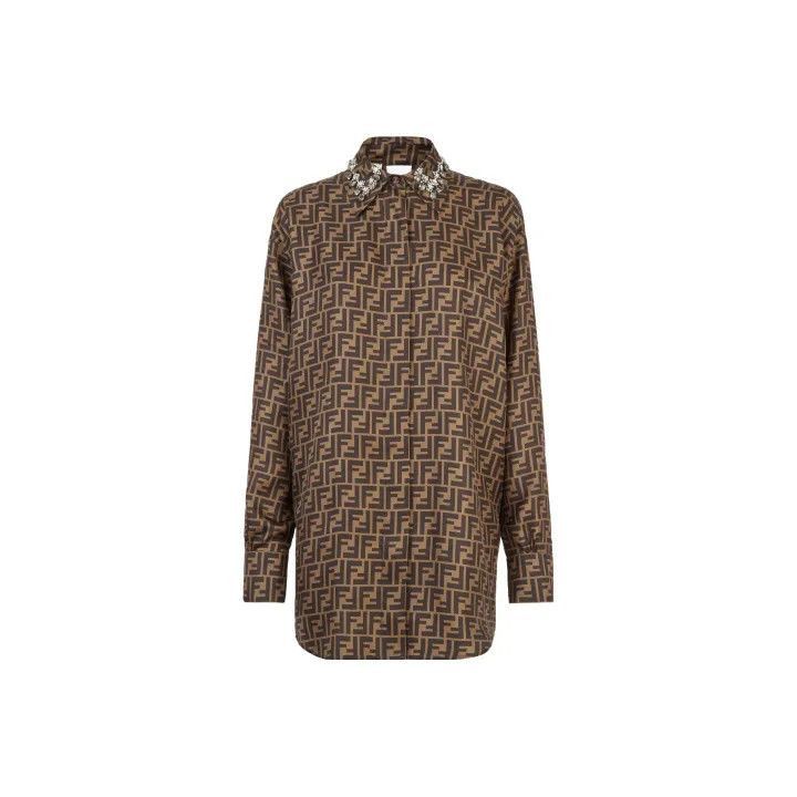 chinese dress ladies Satin Dress Fendi main image 0