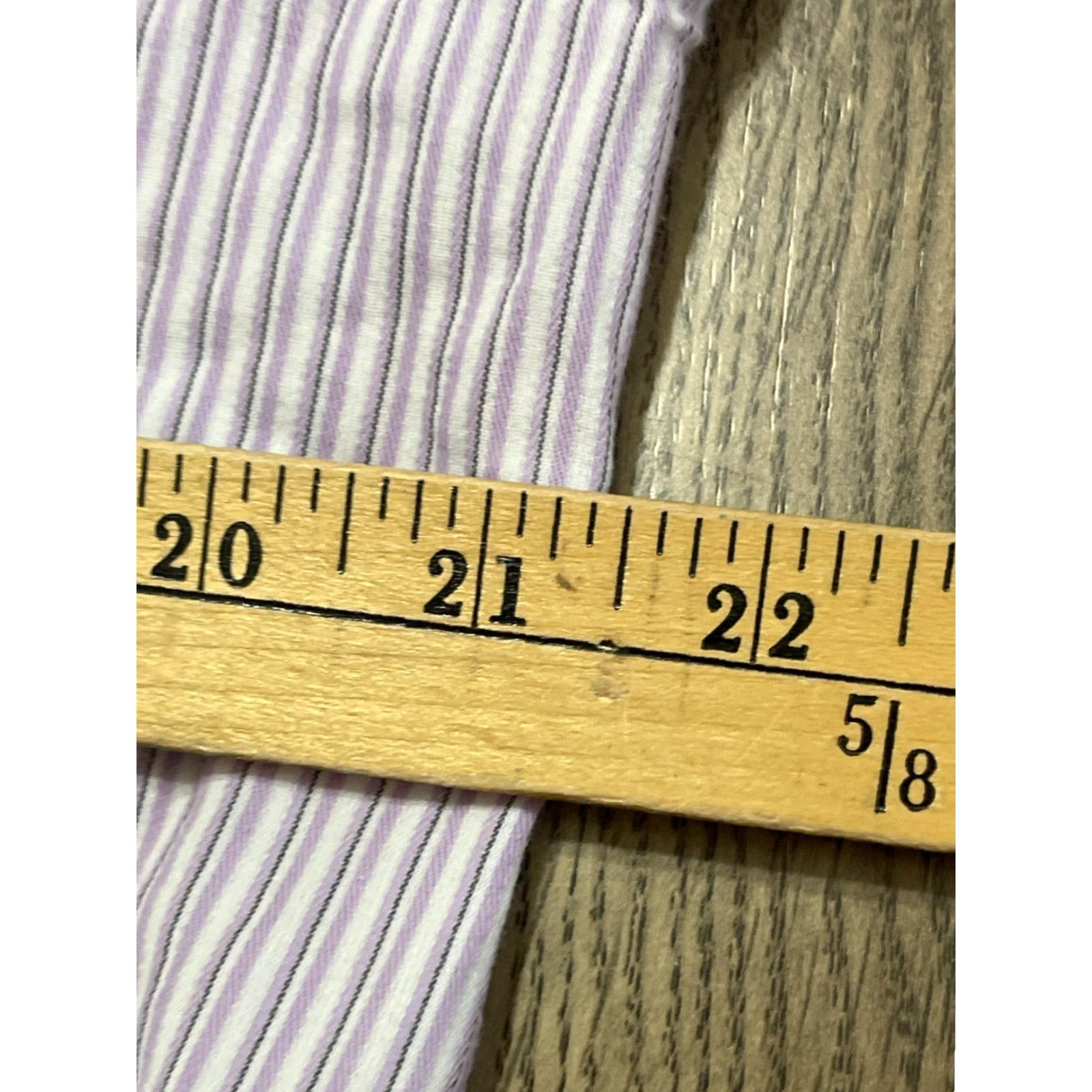 George George Shirt Womens XL Button-Up Casual Regular Long Sleeve Collared 16-18 Purple White Black Vintage No N/A Size XL / US 12-14 / IT 48-50 - 6 Thumbnail