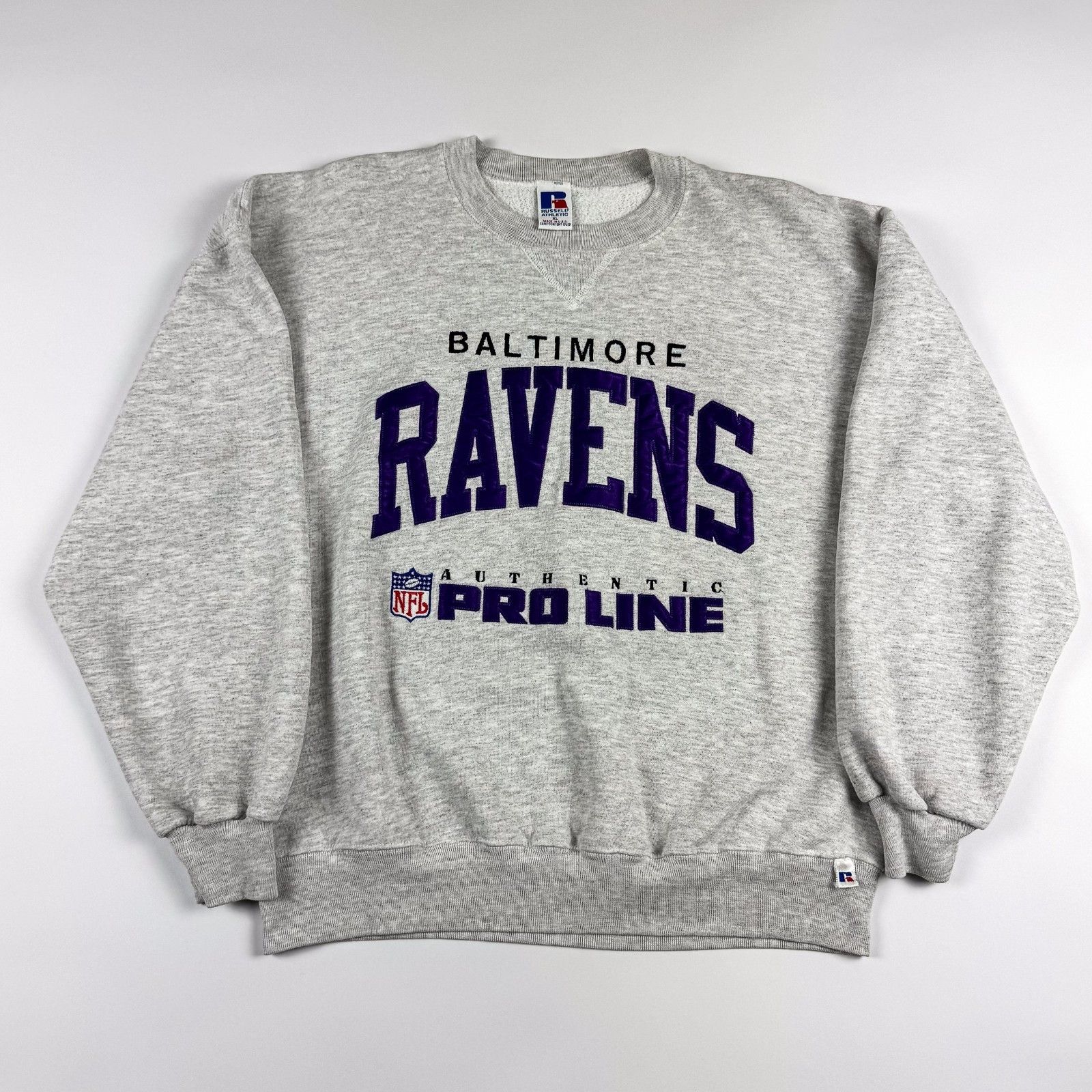 Russell Athletic Vtg Russell Athletic Baltimore Ravens Sweatshirt USA Made Size US L / EU 52-54 / 3 - 10 Thumbnail
