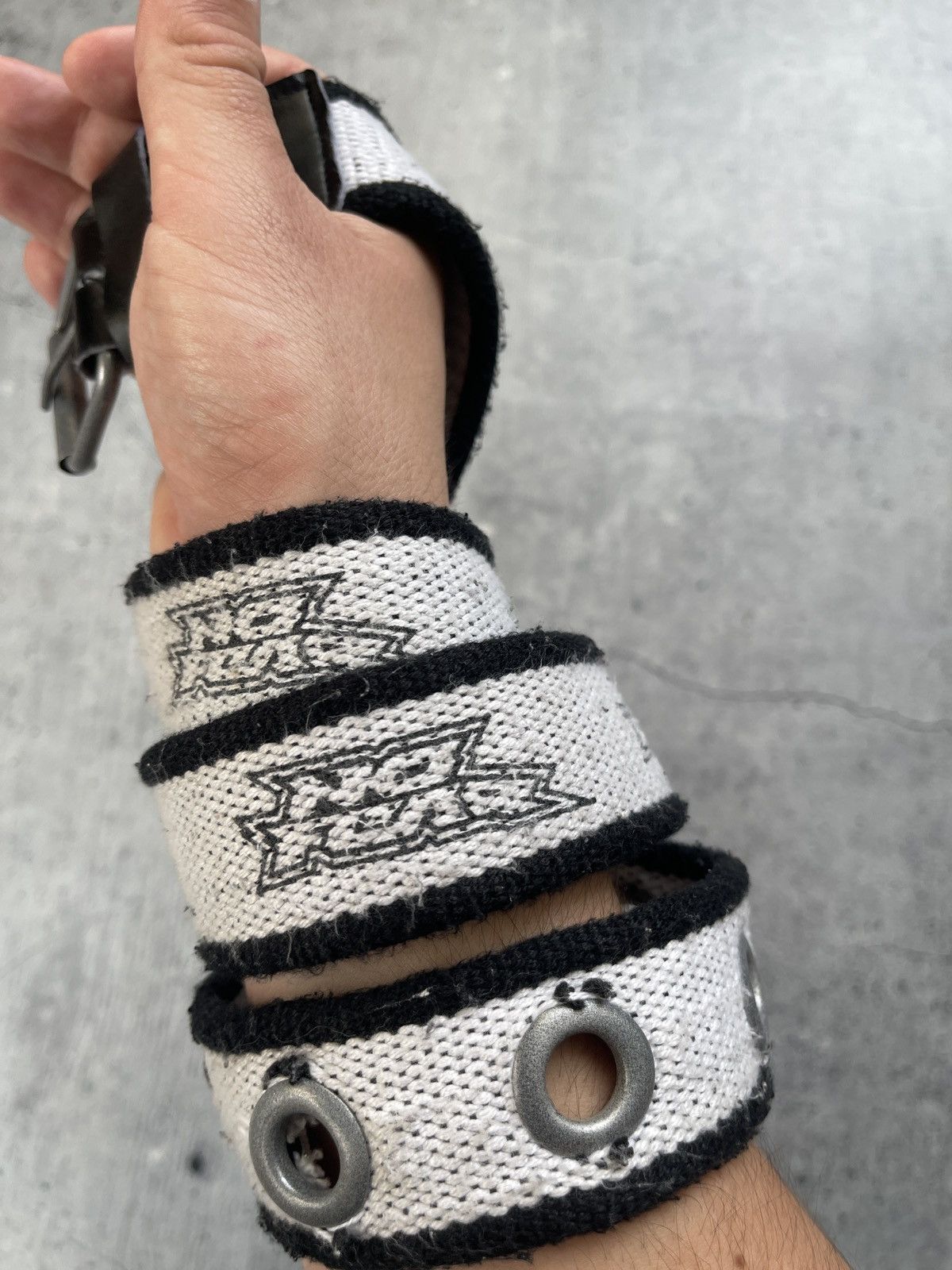 No Fear × Vintage No Fear skate belt vintage white Y2K Size ONE SIZE - 6 Thumbnail