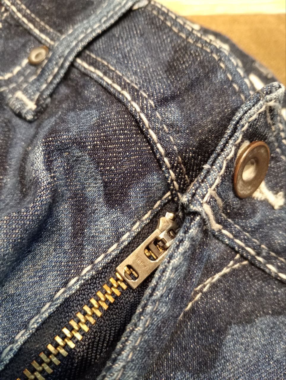 GOSTAR DE FUGA JAPANESE GOSTAR DE FUGA BLUE DENIM JEANS Size US 33 - 7 Thumbnail