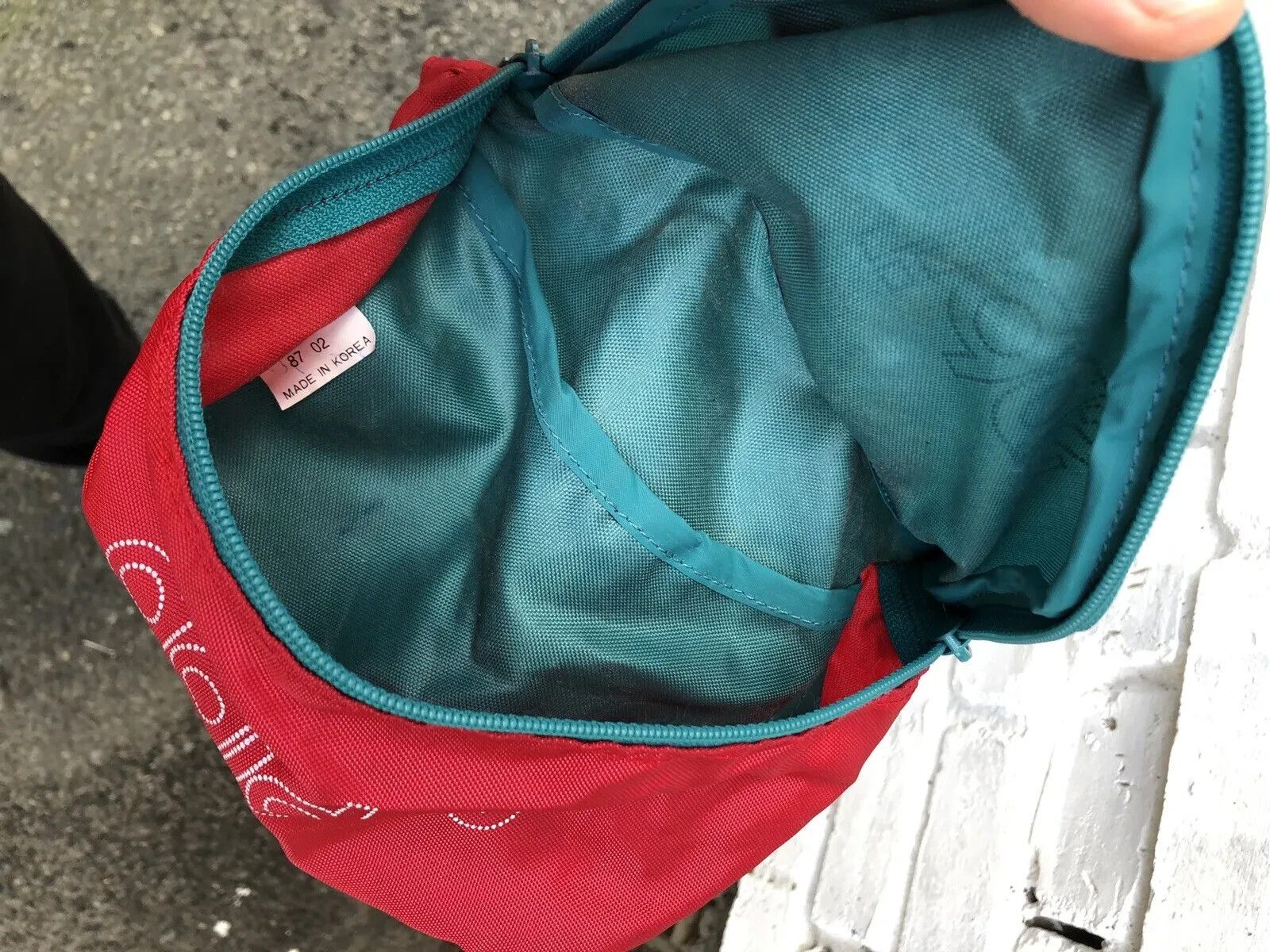 Adidas VINTAGE 1990s 90s ADIDAS BAGS BANANA MADE IN KOREA Size ONE SIZE - 8 Thumbnail