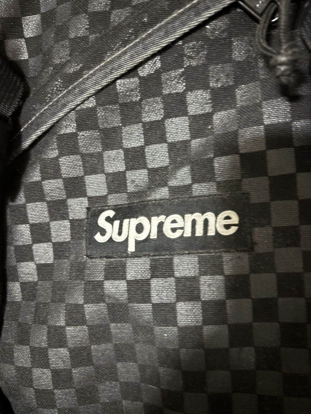 Supreme Supreme Damier Backpack 2011 Black Size ONE SIZE - 3 Thumbnail